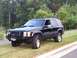 1996 Jeep Grand Cherokee - Black 1996 Jeep Grand Cherokee equipped with a heavy-duty front bumper and winch.