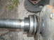 1979 Ford Bronco - This image shows a disassembled vehicle axle and hub assembly, not a complete 1979 Ford Bronco.