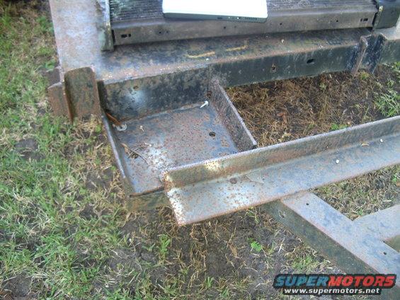 Rusted metal frame and radiator assembly