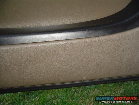 drivers side door panel... small scratches..