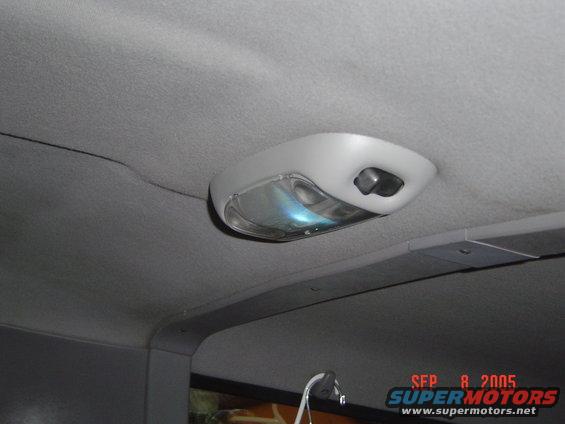 dsc00431.jpg New Taurus map light painted and replaced the old Chromie