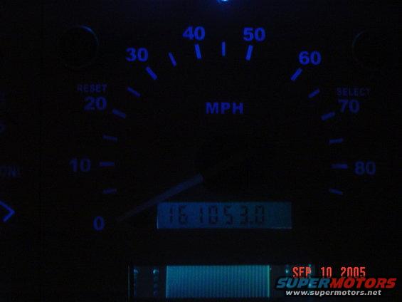 Changing the odometer color was the hardest, looks pretty good though