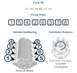 1966 Ford Fairlane - Diagram illustrating cylinder numbering, firing order, and distributor rotation for Ford V8 engines.