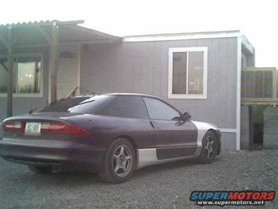 Ok here I had done rims, and a lot of exhaust and other changes. This was before the frame swap and changes to the 95 Body parts, etc.