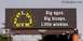 2005 BMW 3 Series - Billboard advertising Gold's Gym with a humorous slogan about its clientele.