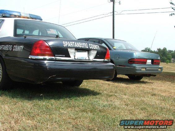 Lower shot of right side of bumper.