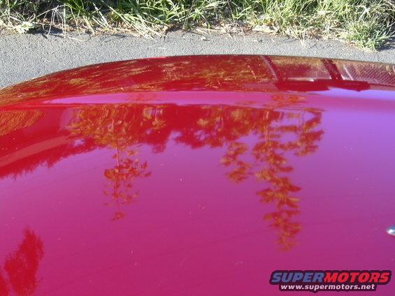 Post-wax reflection