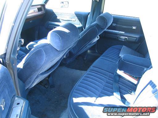 Blue velour seats and interior of a car