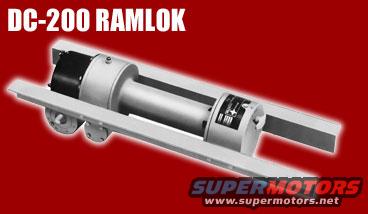 DC-200 Ramlok winch mounted on rails