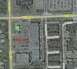 1990 Mitsubishi Eclipse - Satellite image shows an intersection with roads, buildings, and many parked cars.