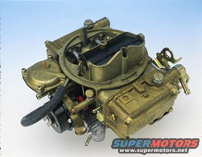 Holley carburetor with "SUPERMOTORS.NET" logo at bottom right