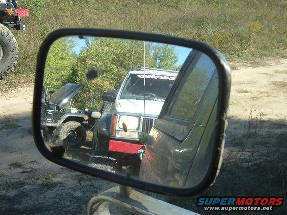 Rear view shot....they were jumping my brother's Scout LOL