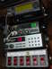 1989 Ford Bronco - Front on view of Icom 2100h, Cobra 19 ultra 2, Uniden BC560XLT, 6 switch box.