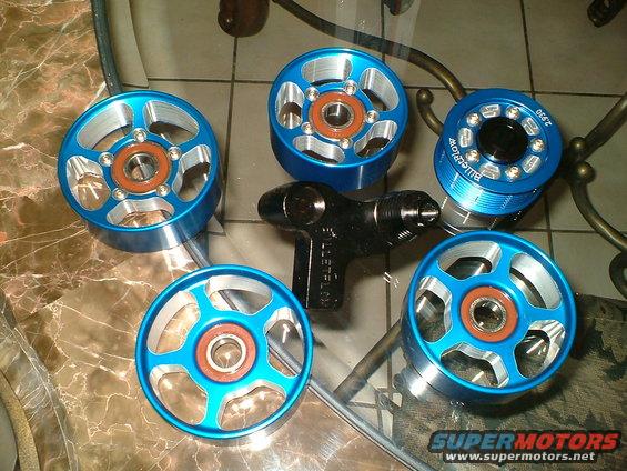 dscf0736.jpg Sonic Blue BilletFlow Pulley Setup to boost the factory Eaton's 8# up to around 11-12#