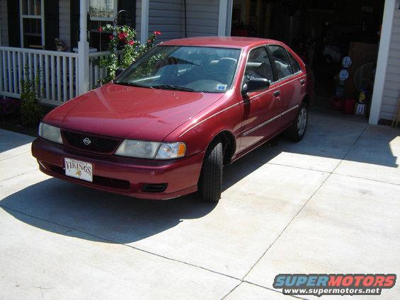 1998 Nissan Sentra parked in driveway