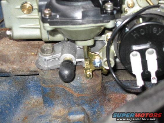 Here is where the secondary vacuum hits the egr plate (I think?)