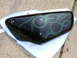 1998 Suzuki VL 1500 Intruder Classic - A custom painted motorcycle fender with green flames sits on a towel outdoors.
