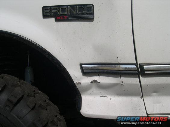 body damage just dents no rust