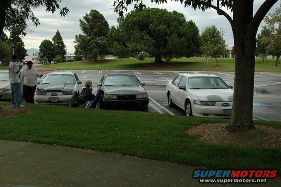 White 1991 Ford Taurus parked curbside