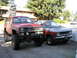 1986 Ford Bronco II - My Modified 85 B2 next to the Stock 86 B2.
