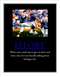 1996 Ford Mustang - Motivational poster with football players and a humorous quote about effort.