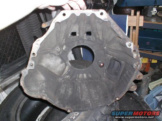 Transmission bell housing, front view