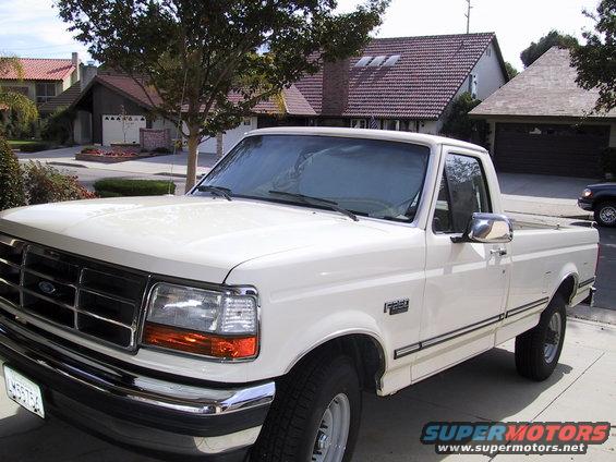 1992 Ford F-250 pickup truck parked in driveway