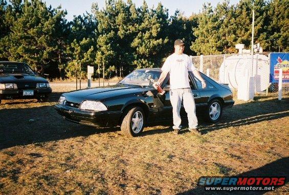 trophy in hand, and ponies on the stang!
