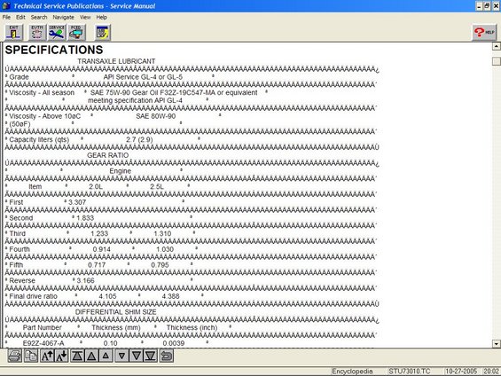 probe-gear-ratios.jpg Ford Factory Service Manual
Transmission Gear Ratios
