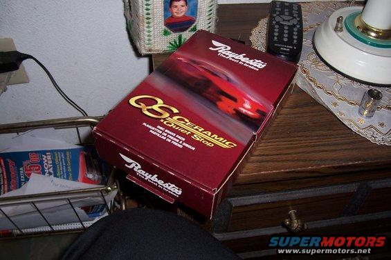 Box of Raybestos QS Ceramic Quiet Stop disc brake pads