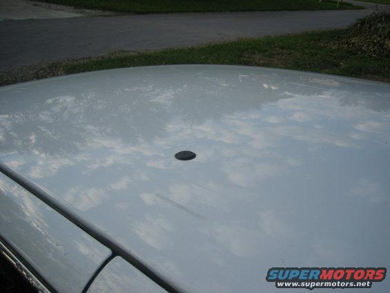 Plug from light bar im assuming. (only one on the car)
