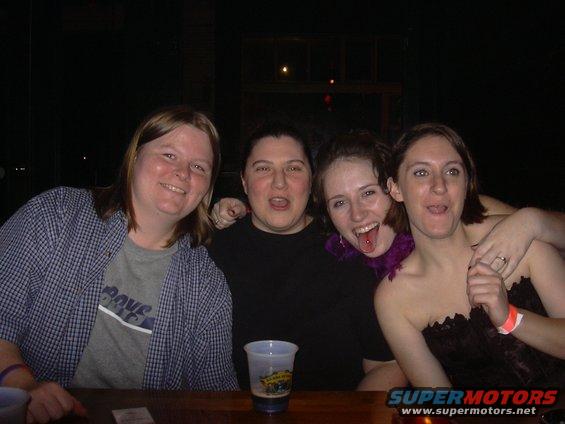 Julie, Denise, Me, & Amy just before closing time... I'm a little drunk in this one ;-)