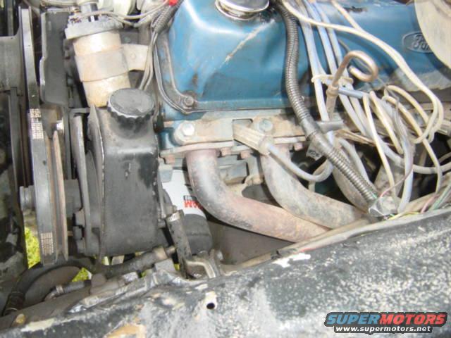 Here is the headers and sagina power steering pump.