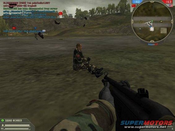 The car blew up and left this guy behind, haha.