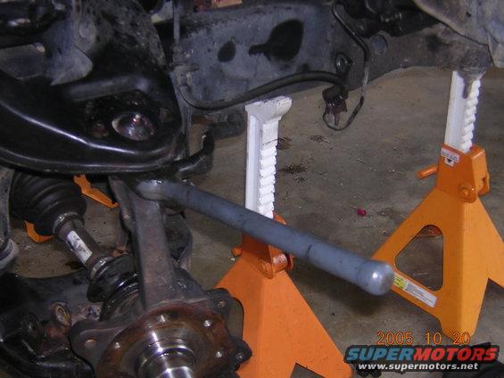 use a pickle fork and whack the ball joints loose
