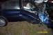 1998 Ford Crown Victoria - A severely damaged blue sedan is seen after an accident on 11/04/2005.