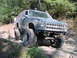 1992 Chevrolet S10 - This modified 1992 Chevrolet S10 is equipped for terrain with its oversized tires and snorkel intake.