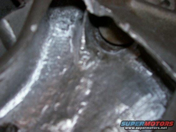 small hole from porting