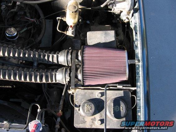 New K&N air filter