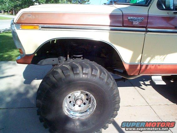 1979 Ford Bronco XLT side view with large tires