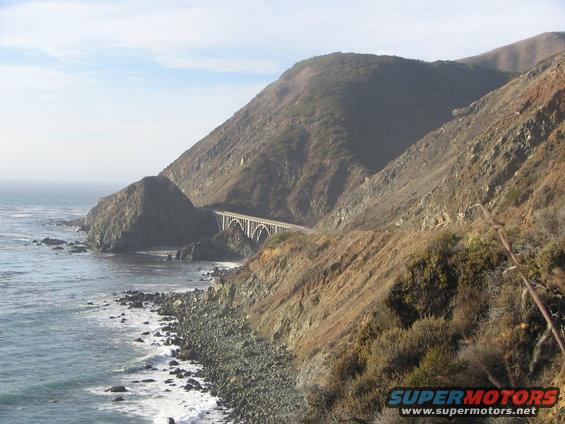 Bixby Creek Bridge on Highway 1, Big Sur, California coast