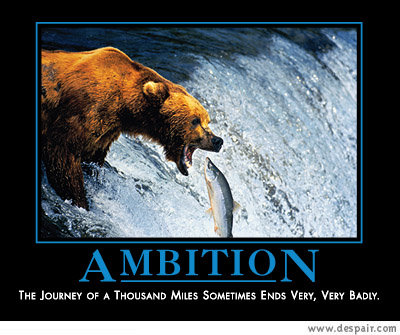 Bear lunging at a salmon in a waterfall
