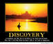 2001 Ford Crown Victoria - A motivational poster with the word DISCOVERY and a quote about a company's global reach.