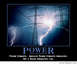 2001 Ford Crown Victoria - Power lines are struck by lightning during a dramatic storm, with text about power and its effects.
