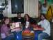 1996 Ford Probe - A group enjoys a meal at Planet Hollywood, with menus open and drinks on the table.