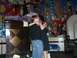 1996 Ford Probe - A couple shares a kiss in front of a vibrant mural at Planet Hollywood.