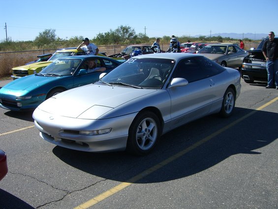 Silver 1996 Ford Probe 3q-front view
