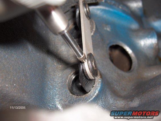 A shot of the placement I used for the dial gauge extension.  
