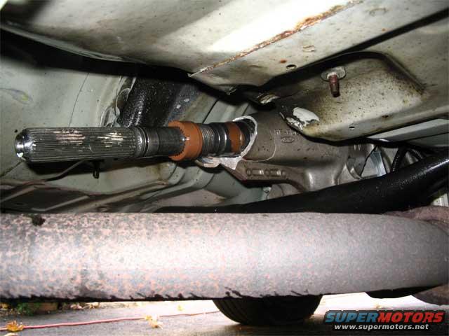 The real trouble starts when you look underneat the car at the trans. Self explanatory.