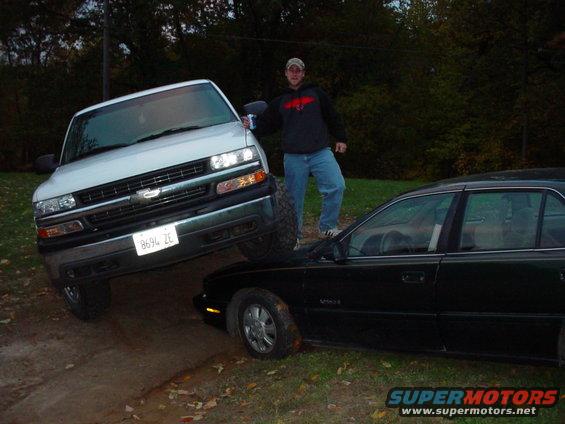 The chevy had to get in on the fun.